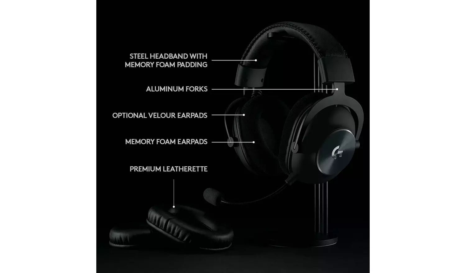 Logitech G Pro X Lightspeed Wireless PC Gaming Headset