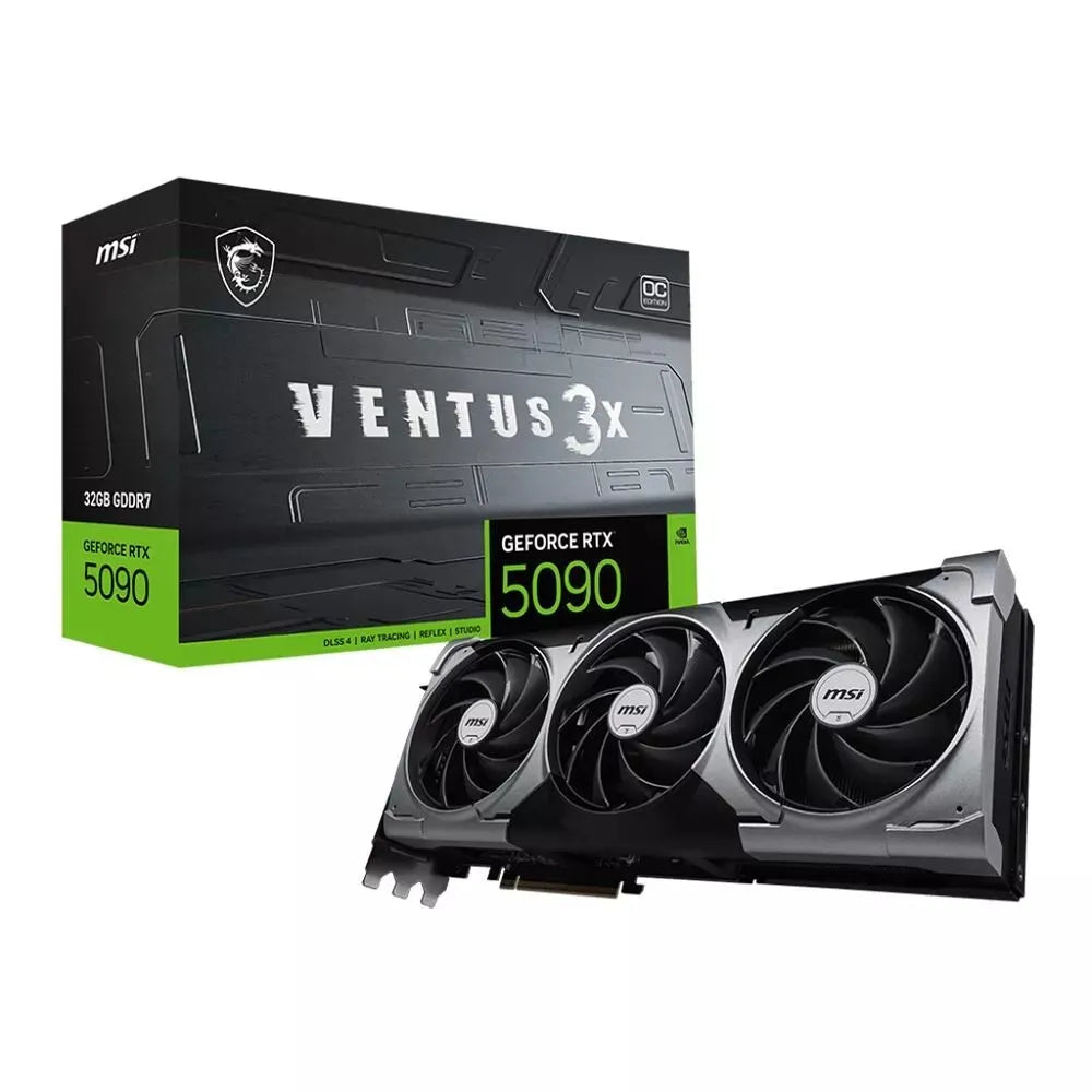 MSI NVIDIA GeForce RTX 5090 32GB VENTUS 3X OC Blackwell Graphics Card